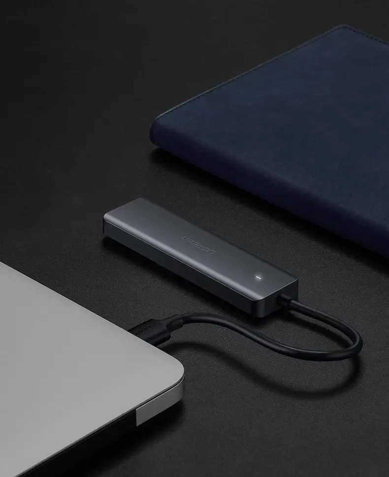 Ugreen 50985, USB 3.2 Gen 1 (3.1 Gen 1) Type-A, USB 3.2 Gen 1 (3.1 Gen 1) Type-A, 5000 Mbps, sidabrinis, USB, 104 mm