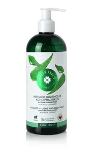 GREEN FEEL'S intymios higienos ir kūno prausiklis su alavijų ek.