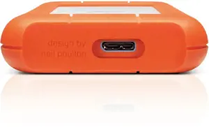 LACIE RUGGED MINI diskas 4TB Atsparus smūgiams, lietui ir spaudimui USB3.0 2,5 colio oranžinis