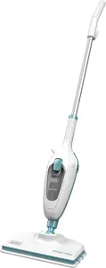 BLACK & DECKER Steam mop | FSM13E1-QS | Power 1300 W | Water tank capacity 0.38 L | White