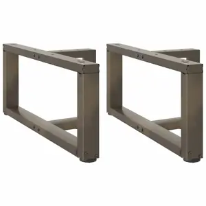 Kavos staliuko kojelės, 2 vnt., juodos, 70x25x(30-31) cm, plienas