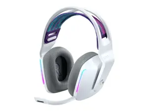 LOGITECH G733 LIGHTSPEED belaidės RGB žaidimų ausinės - BALTOS spalvos