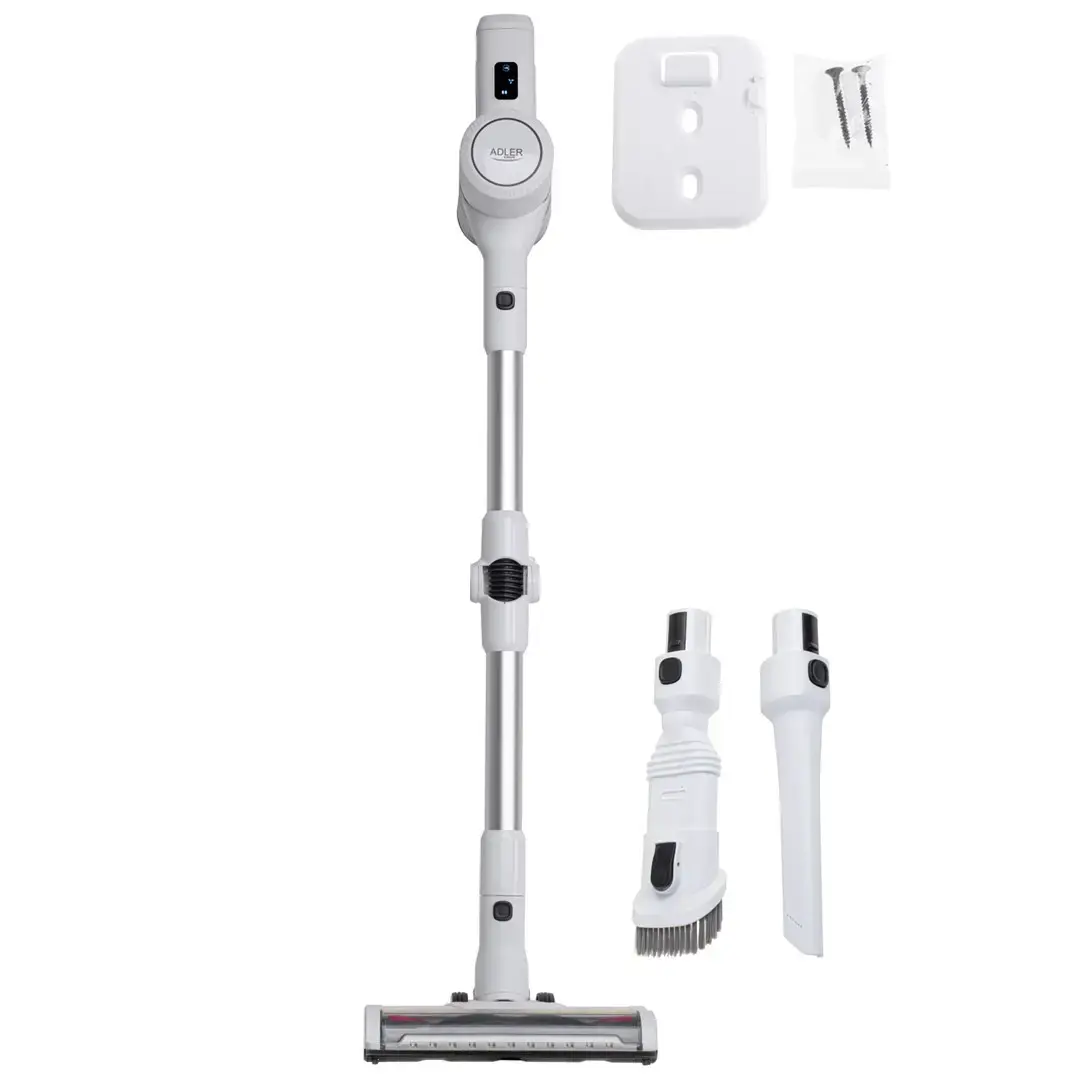 Adler Vacuum Cleaner | AD 7060 | Cordless operating | 350 W | 22 V | Operating time (max) 35 min | White | Warranty 24 month(s)