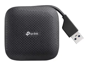TP-Link UH400, USB 3.2 Gen 1 (3.1 Gen 1) Type-A, USB 3.2 Gen 1 (3.1 Gen 1) Type-A, 5000 Mbit/s, juoda, 71 mm, 71 mm, 71 mm