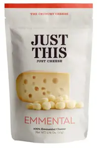 Sūrio užkandis JUST THIS Emmental, 50 g
