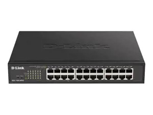 D-Link DGS-1100-24PV2, valdomas, L2, Gigabit Ethernet (10/100/1000), dvipusis duomenų perdavimas, maitinimas per Ethernet (PoE), montavimas į stovą
