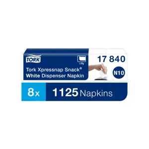 Servetėlės TORK XPRESSNAP SNACK™ (17840), 21,3 x 21,6 cm