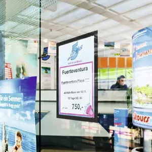 Rėmelis dokumentams DURABLE DURAFRAME® A4, 2 vnt./pak., juoda sp.