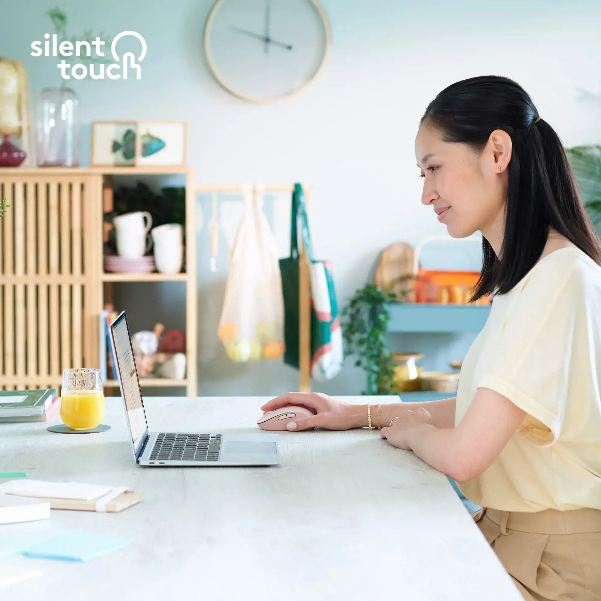 LOGITECH M650 Signature "Bluetooth" pelė - ROSE