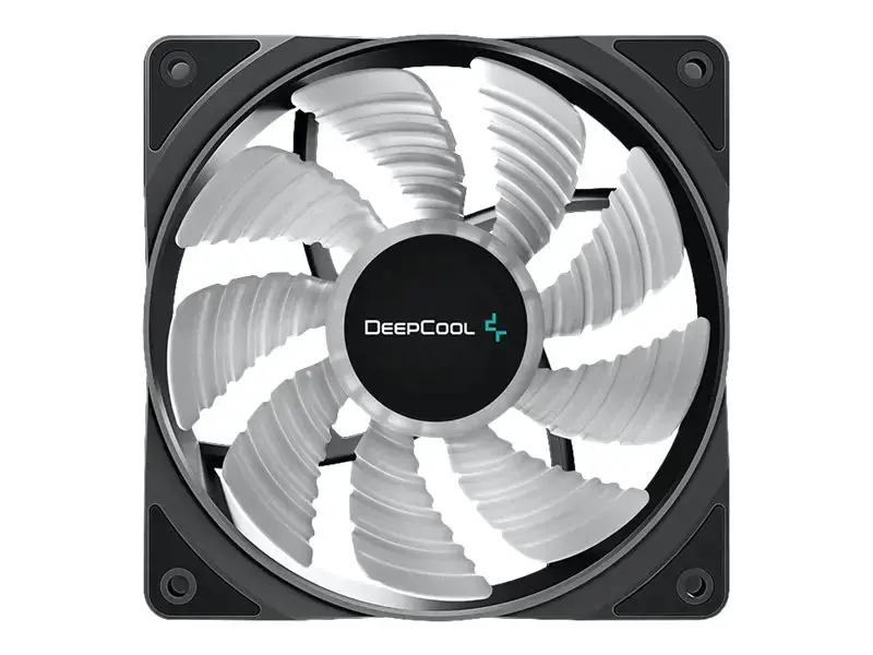 "DeepCool RF120 FS", ventiliatorius, 12 cm, 500 aps/min, 1500 aps/min, 27 dB, 56,6 cfm