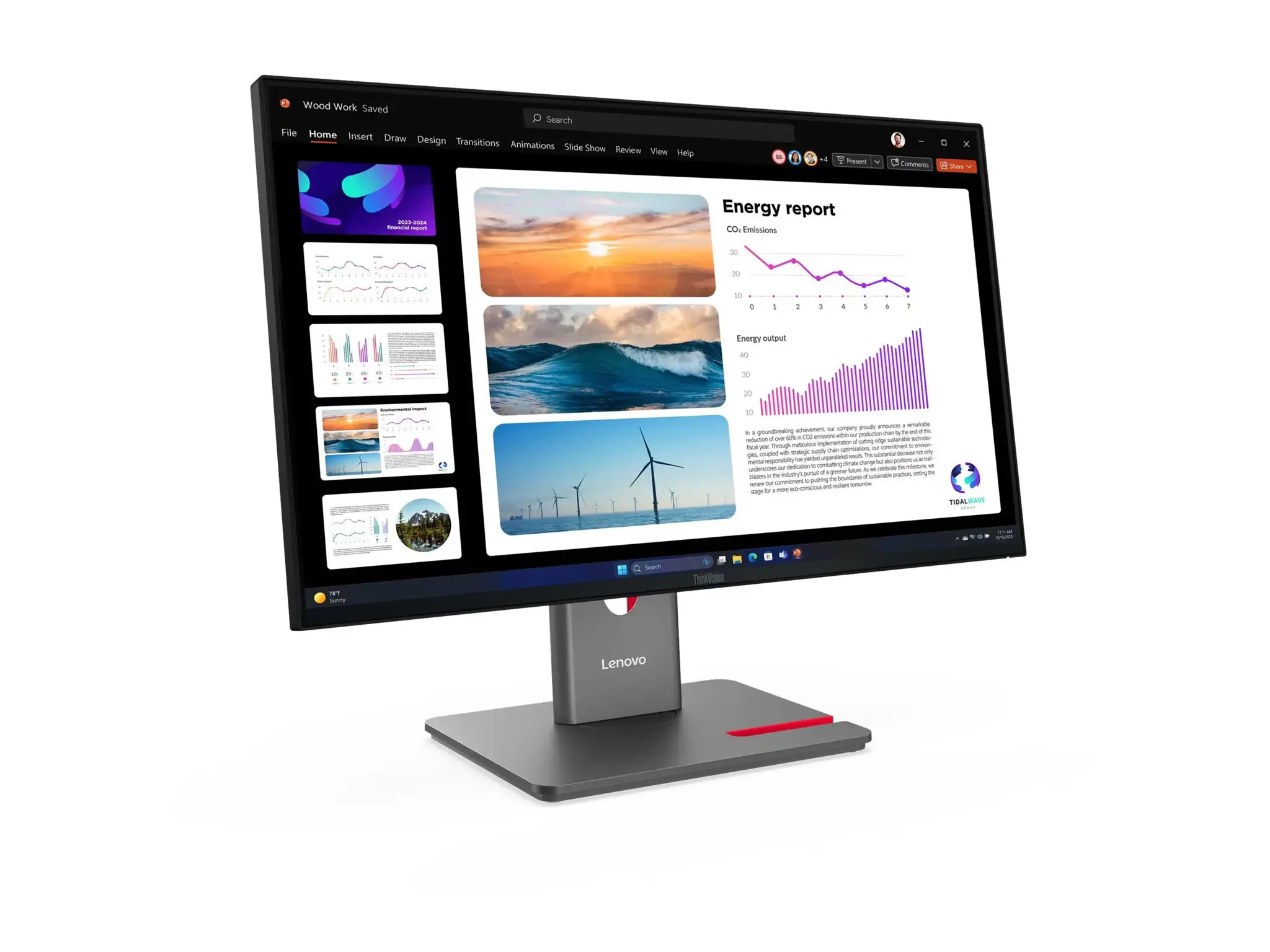 LENOVO 23.8" P24Q-40 QHD IPS 16:9 120HZ DP/HDMI