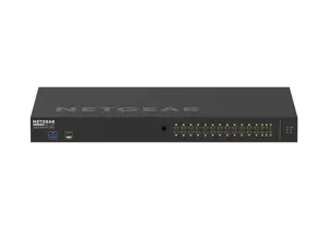 NETGEAR GSM4230P-100EUS, valdomas, L2/L3, Gigabit Ethernet (10/100/1000), maitinimas per Ethernet (…