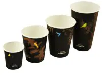Vienkartiniai puodeliai COFFEE, popieriniai, 473 ml, D90 mm, 50 vnt.