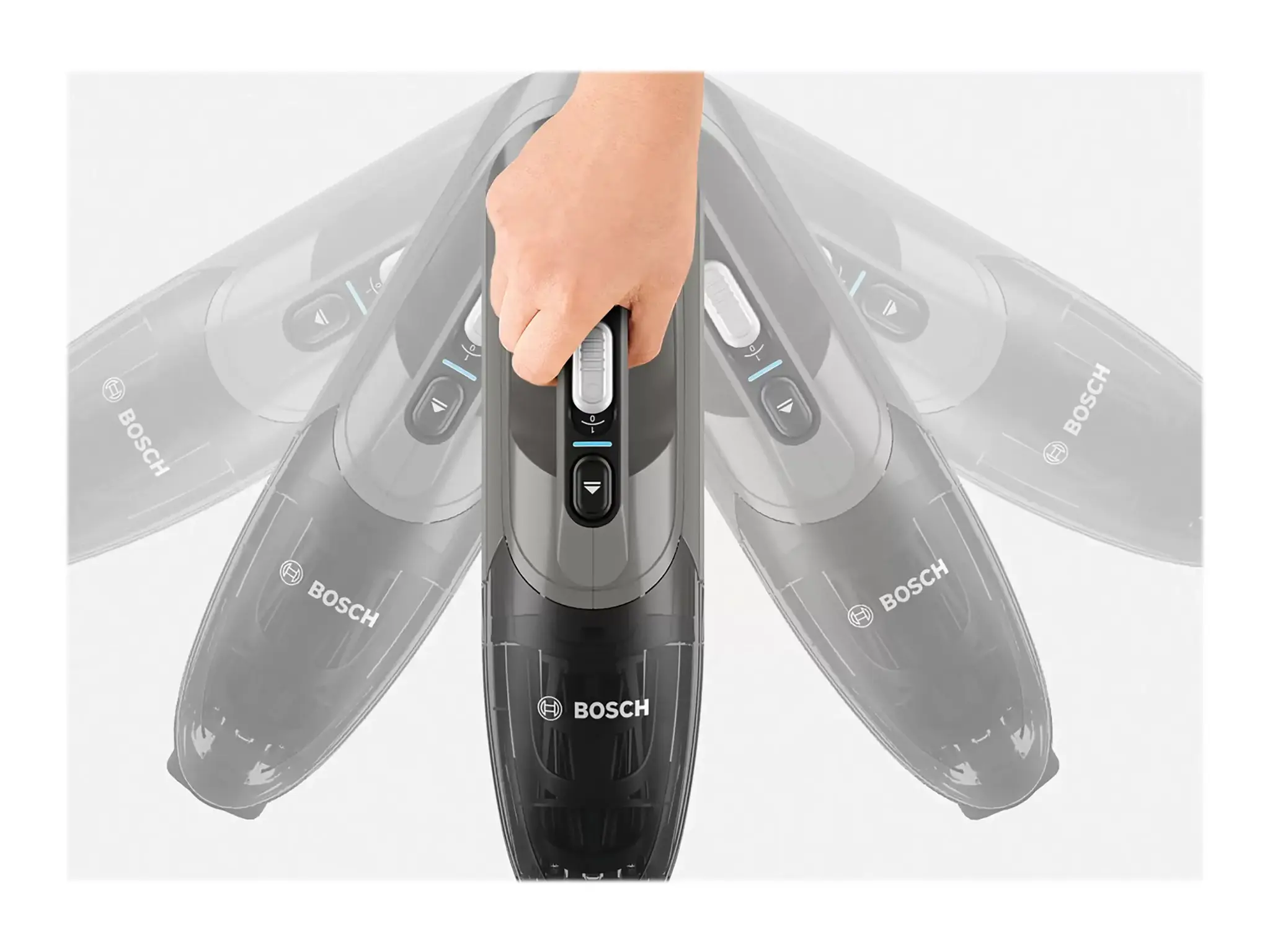 "Bosch Serie 2" BBHF214G, Be maišelio, Pilka, Sausas, Cikloninis, Plikos grindys, Kilimas, Kietos grindys, Akumuliatorius