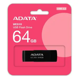ADATA UC310 64GB USB3.2 juoda