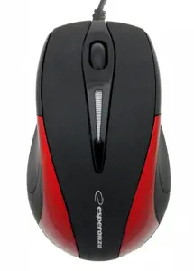 ESPERANZA EM102R SIRIUS 3D WIRED OPTICAL MOUSE USB BLACK|RED