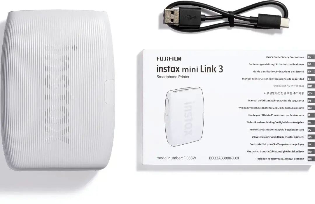 Fujifilm Instax Mini Link 3, clay white