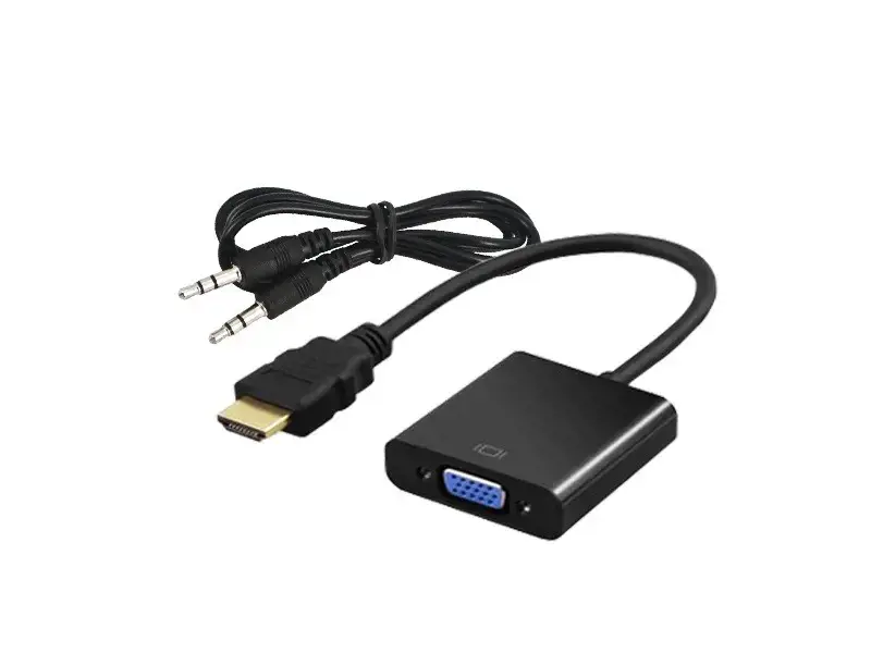SAVIO HDMI (M) - VGA (F) adapteris su garsu CL-23/B Juodas