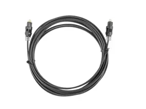 LANBERG CA-TOSL-10CC-0020-BK "Lanberg TosLink M/M" optinis kabelis 2 m, juodas