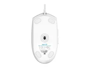 LOGITECH G203 LIGHTSYNC žaidimų pelė balta