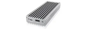 ICYBOX IB-1817Ma-C31 "IcyBox" išorinis korpusas M.2 NVMe SSD, USB 3.1 Type-C, sidabrinės spalvos