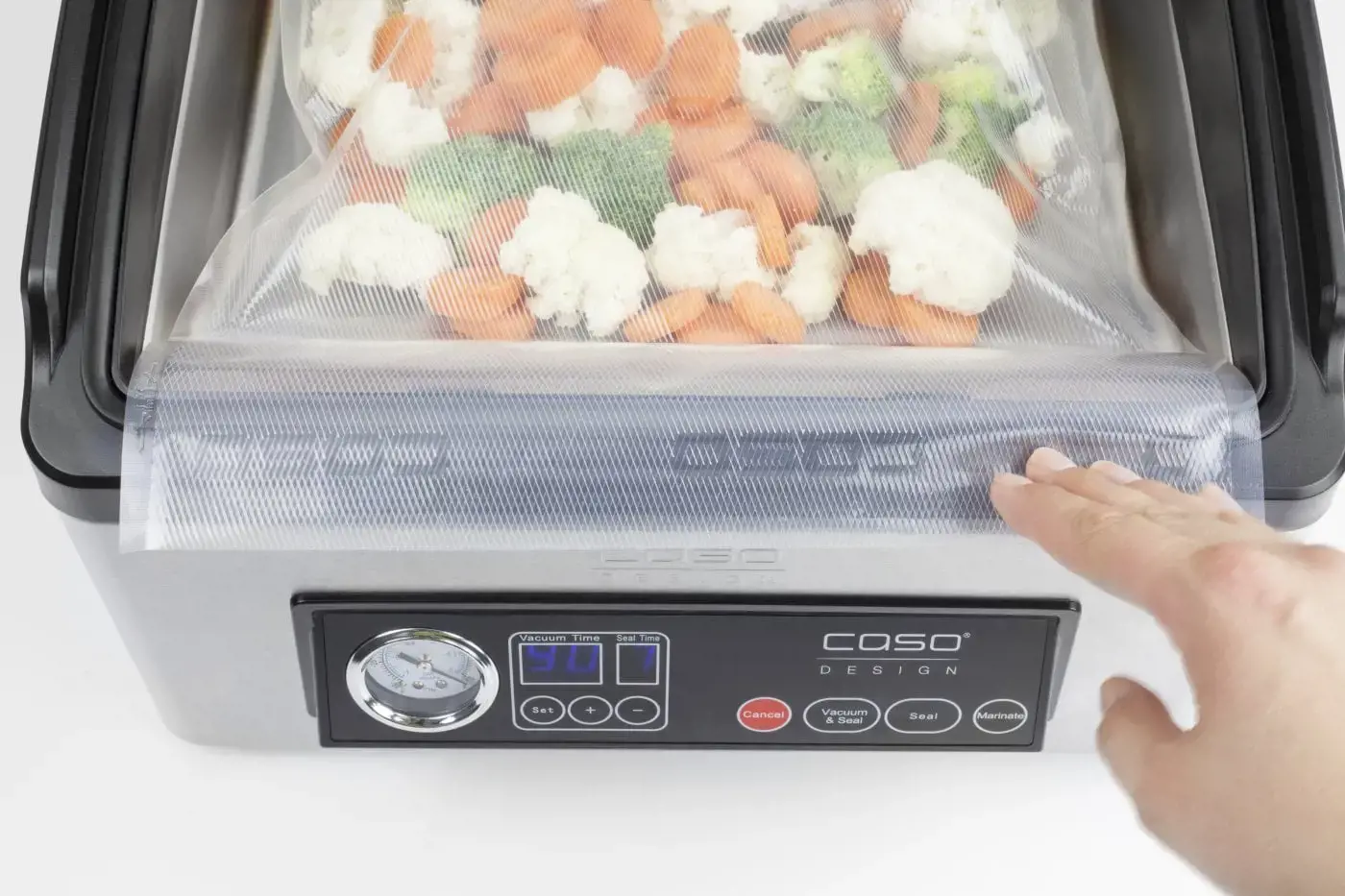 Vakuumatorius Caso 01418, Sidabrinė