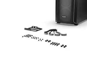 be quiet! Shadow Base 800 FX Black, Midi Tower, PC, Black, ATX, EATX, micro ATX, Mini-ITX, Acrylonitrile butadiene styrene (ABS), Steel, Tempered glass, Multi