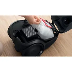 "Bosch Serie 2" BGBS2LB1, 600 W, cilindrinis dulkių siurblys, sausas, dulkių maišelis, 3,5 l, higienos filtras