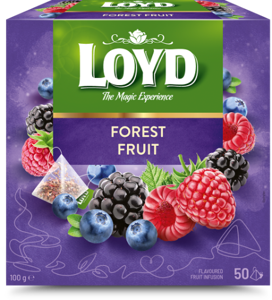 Vaisinė arbata LOYD, miško uogų skonio, 50 x 2g