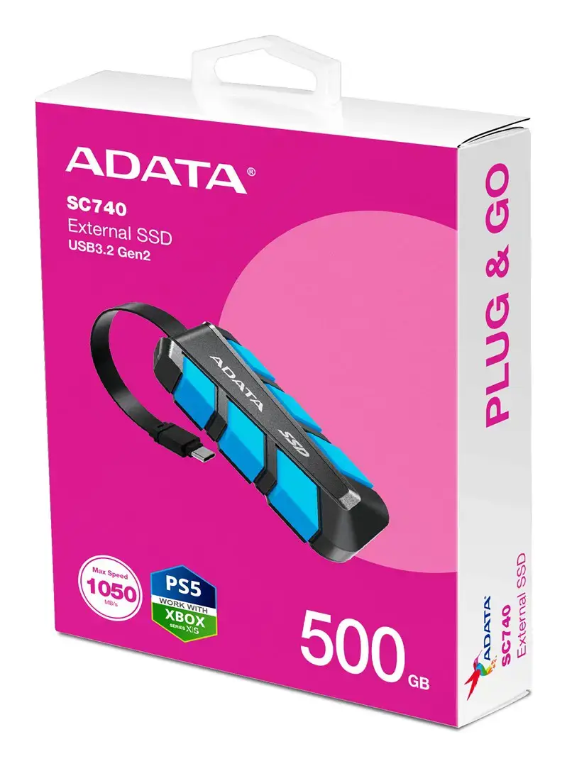 SSD diskas ADATA SC740-500G-CBU 500 GB