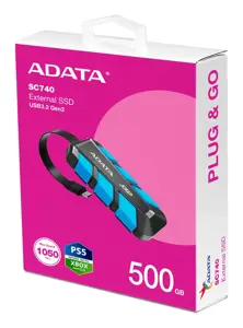 SSD diskas ADATA SC740-500G-CBU 500 GB