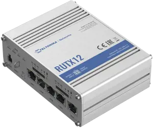 TELTONIKA RUTX12 Pramoninis 4G LTE maršrutizatorius Cat 6 Dual Sim 1x Gigabit WAN 3x Gigabit LAN Wi…