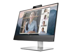 Monitorius HP E24mv G4, 60.5 cm (23.8"), 1920 x 1080 pixels, Full HD, 5 ms, Black, Silver