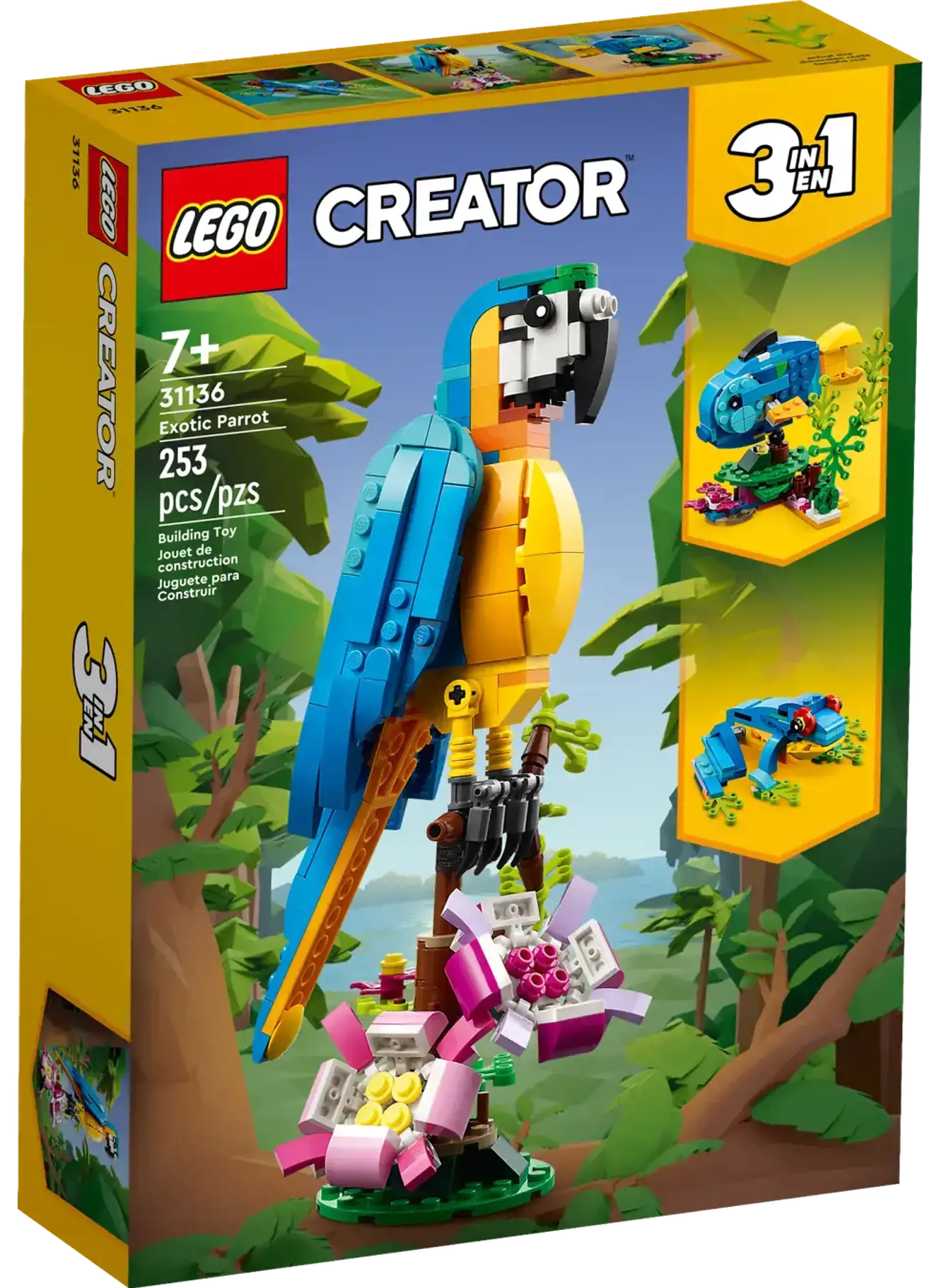 LEGO CREATOR 31136 EGZOTINĖ PAPŪGA