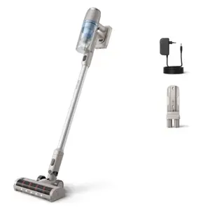 Philips 2000 series XC2011/01, Stick vacuum, Bagless, Blue, Grey, Rectangular, Dry, Cyclonic