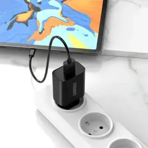 Choetech USB travel wall charger 18W Power Delivery black (Q5003-EU)