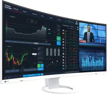 EIZO EV3895EN 37.5" IPS 24:10 3840X1600 CURVED USB-C/85W RJ45 KVM (WHITE)