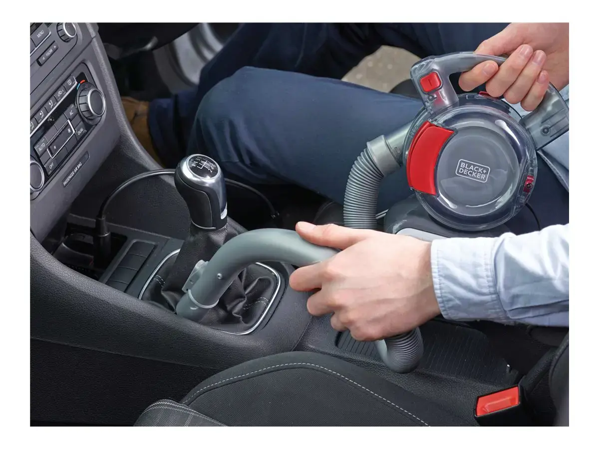 "Black &amp; Decker" PD1200AV rankinis dulkių siurblys be maišelio Pilka, oranžinė