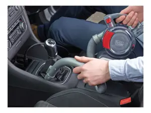 "Black &amp; Decker" PD1200AV rankinis dulkių siurblys be maišelio Pilka, oranžinė