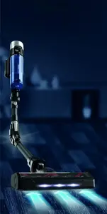 TEFAL Vacuum Cleaner | TY20C7 X-force Flex Aqua | Cordless operating | 250 W | Black/Blue