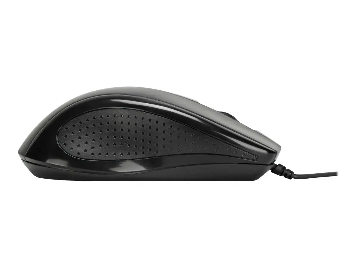 Targus Full-Size Optical Antimicrobial Wired Mouse | Targus Mouse | Full-Size Optical Antimicrobial | Wired | Black