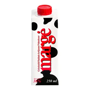 Grietinėlė MARGĖ, 36%, 250 ml