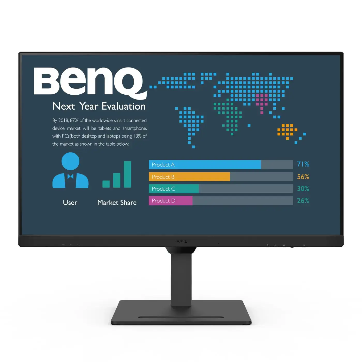 Monitorius BenQ BL3290QT, 80 cm (31.5"), 2560 x 1440 pixels, Quad HD, LED, 5 ms, Black