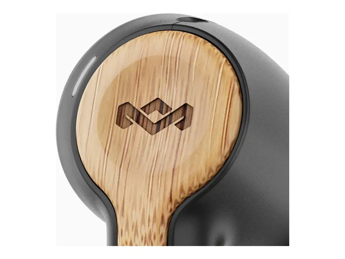 "Marley Rebel True Earbuds" Integruotas mikrofonas, į ausis, belaidės, signatūrinės juodos spalvos