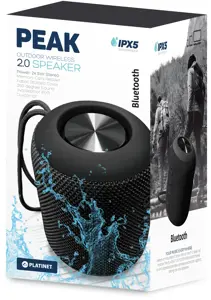 Platinet belaidis garsiakalbis "Peak PMG13 BT", juodas (44486)