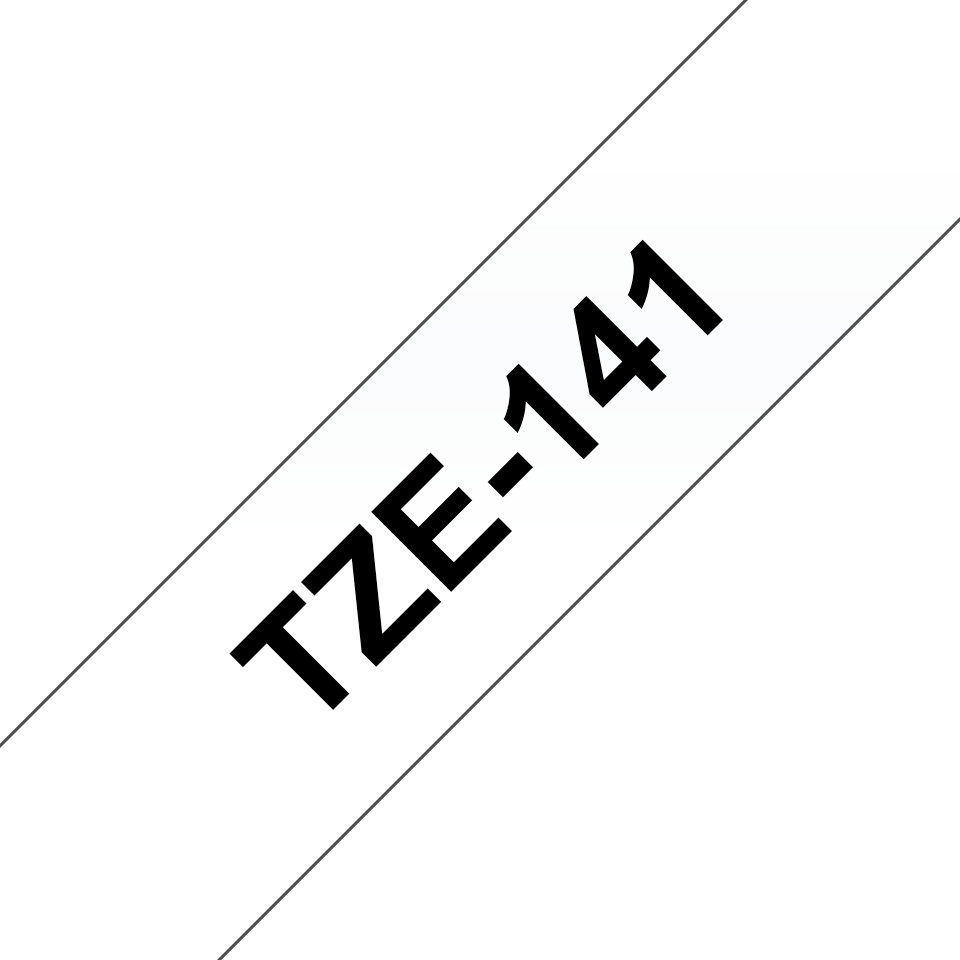 Brother TZE-141, Black on transparent, TZe, Direct thermal, Philippines, 5 year(s), Brother