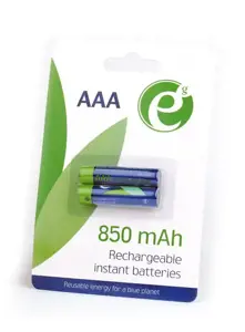 Įkraunama baterija AAA 850 mAh/2 pakuotės/blisteris