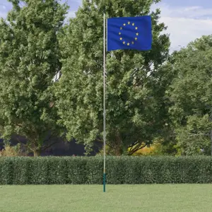 Europos Sąjungos vėliava su stiebu, aliuminis, 6,23m