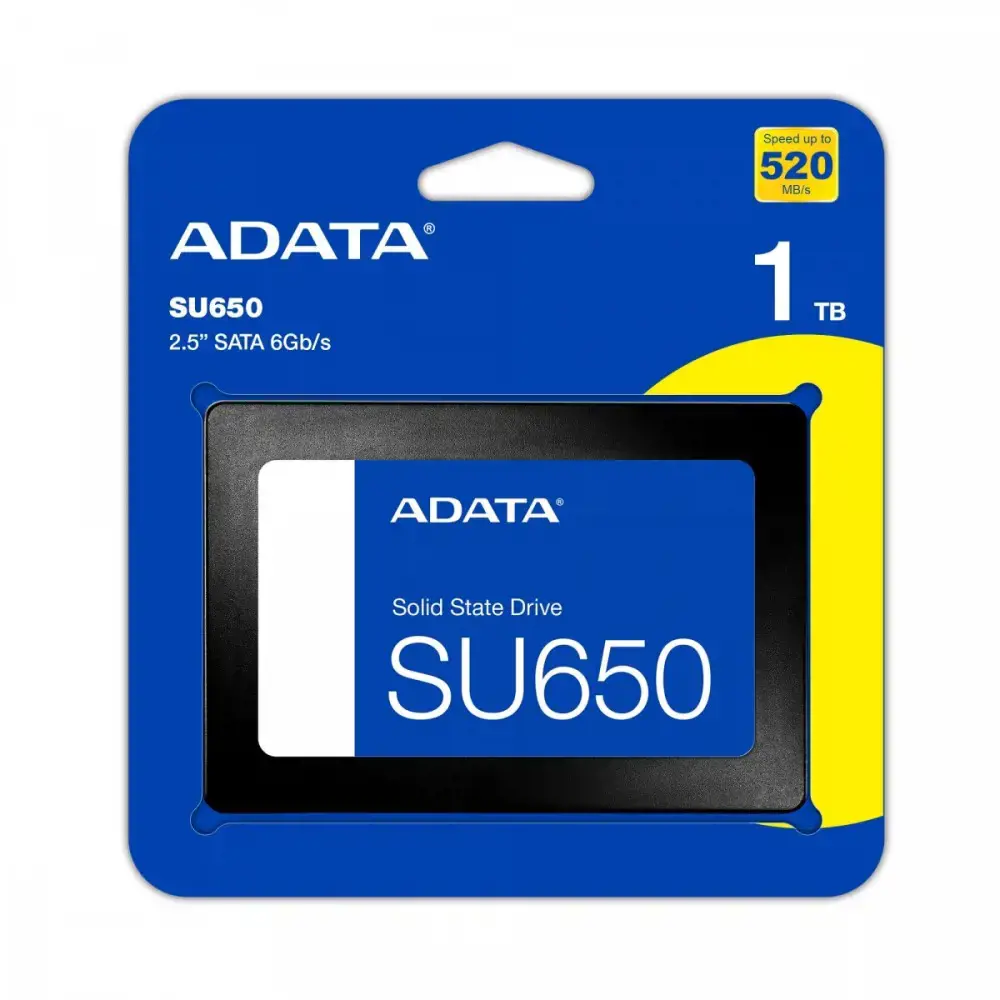 SSD diskas ADATA Ultimate SU650 1024 GB, 2.5", SATA 6Gb/s