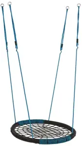 Ovalo formos sūpynės Stork's Nest Swing mėlynos spalvos, iki 150 kg